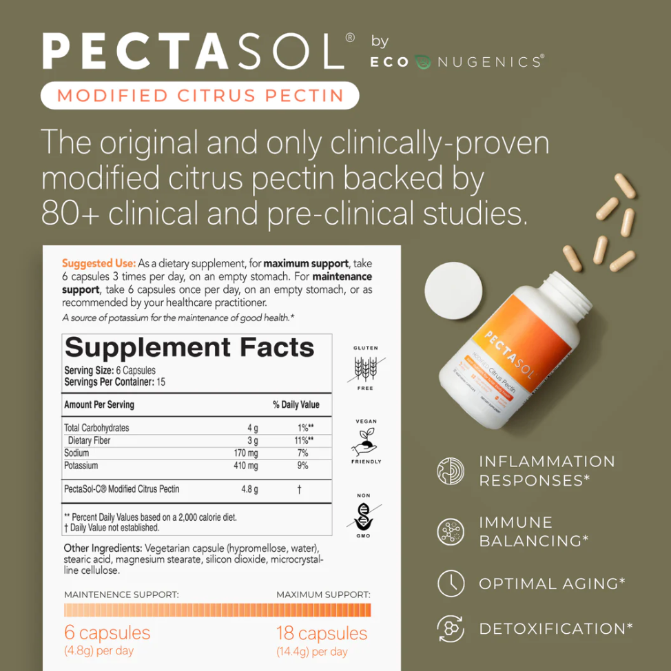 Pectasol Modified Citrus Pectin Capsules