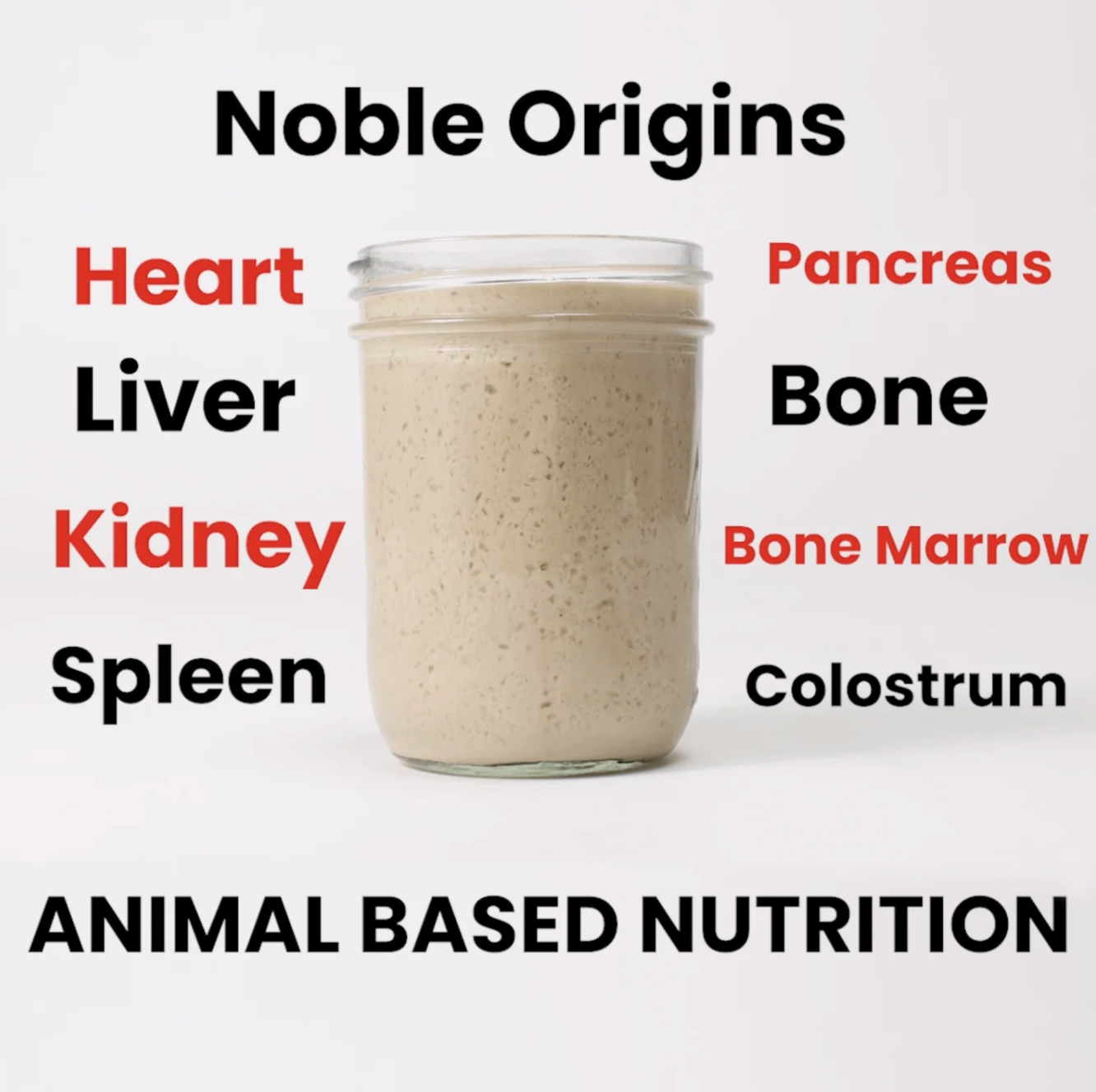 Noble Animal-Based Nutrition Protein Powder