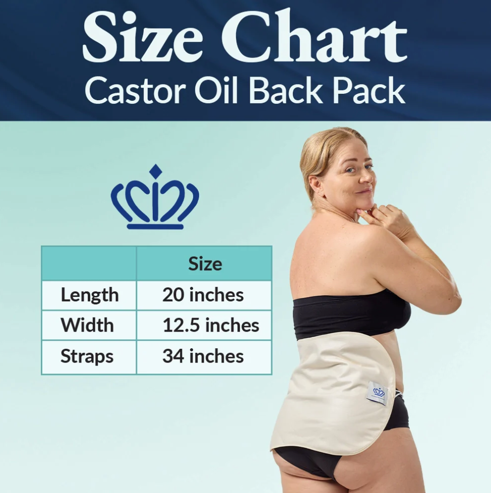 Queen of the Thrones Back & Abdomen Castor Oil Pack