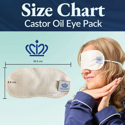 Queen of the Thrones Eye Mask and Castor Oil Bundle