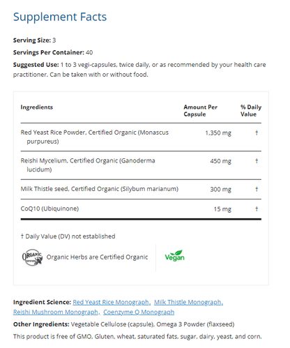 Restorative Formulations Cholesterol Care Capsules