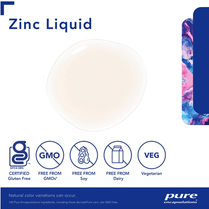 Pure Encapsulations Zinc Liquid 15mg 