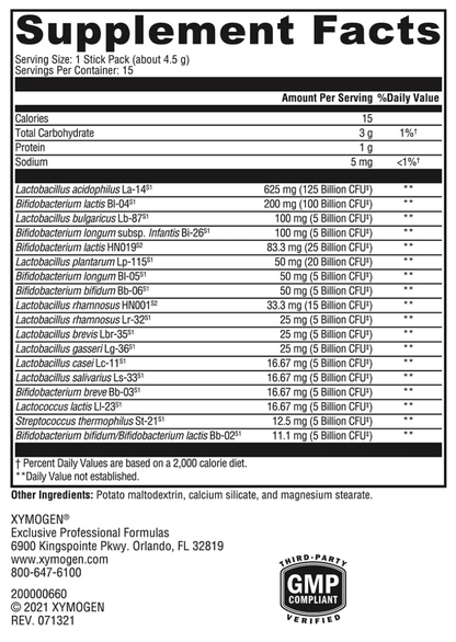 Xymogen ProbioMax 350 DF Stick Packs