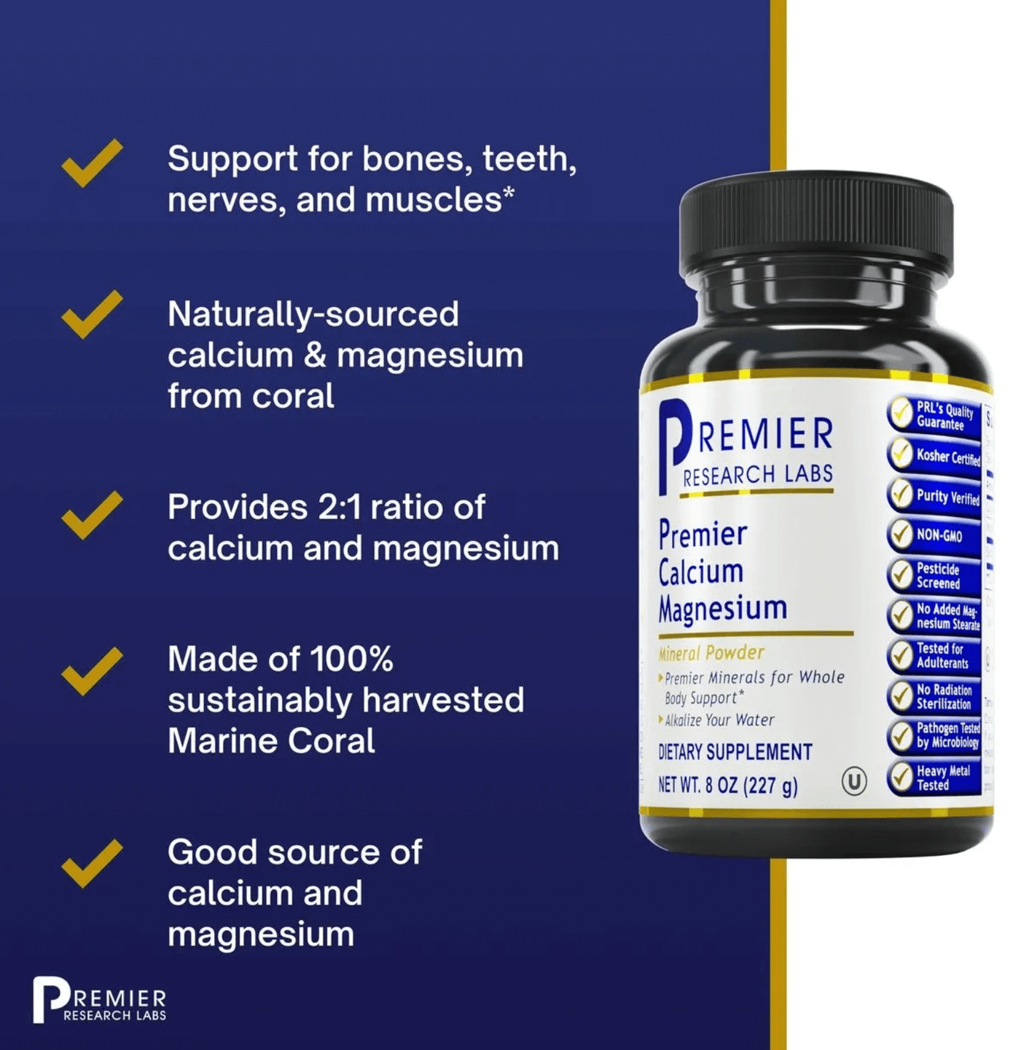 Premier Research Labs Premier Calcium Magnesium Powder