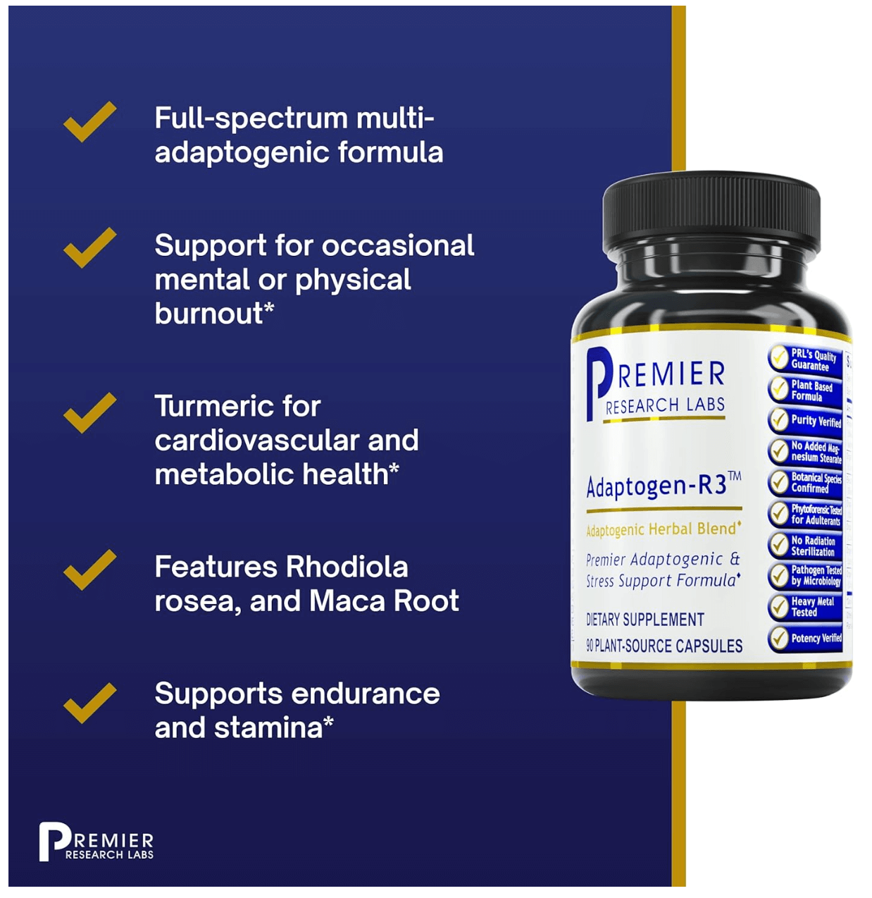 Premier Research Labs Adaptogen-R3 Capsules