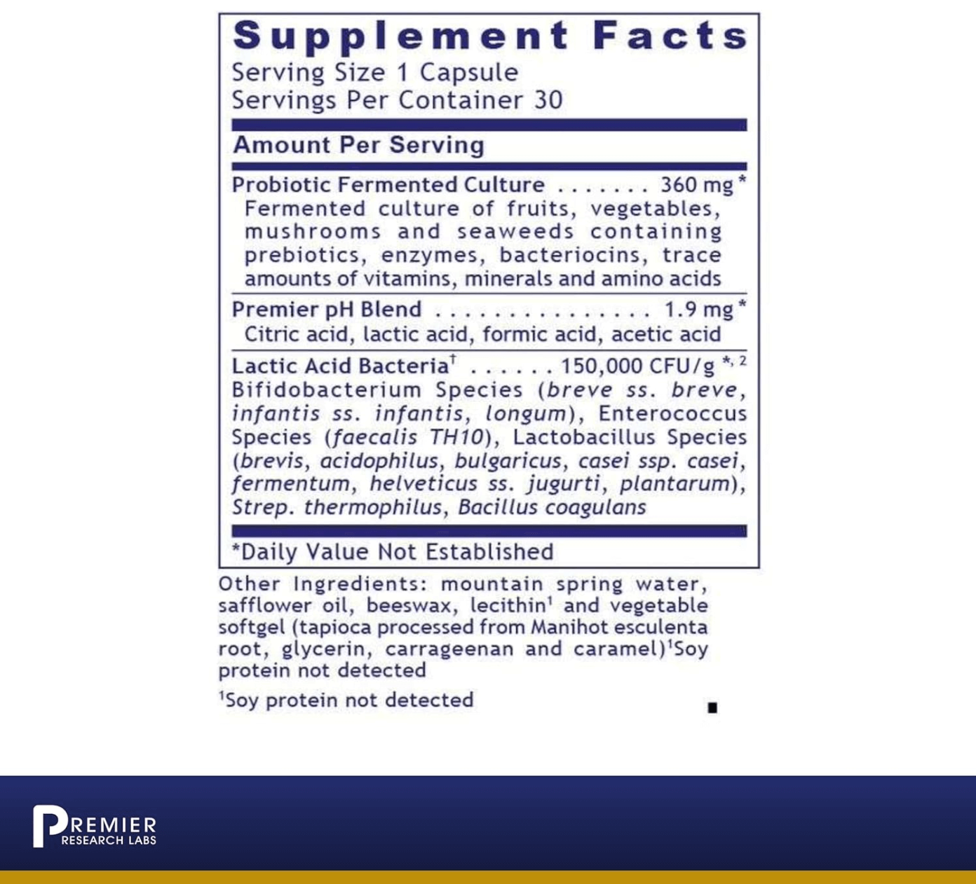 Premier Research Labs Premier Probiotic Softgels