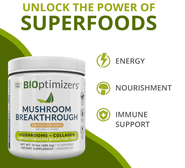 Bioptimizers Mushroom Breakthrough Powder