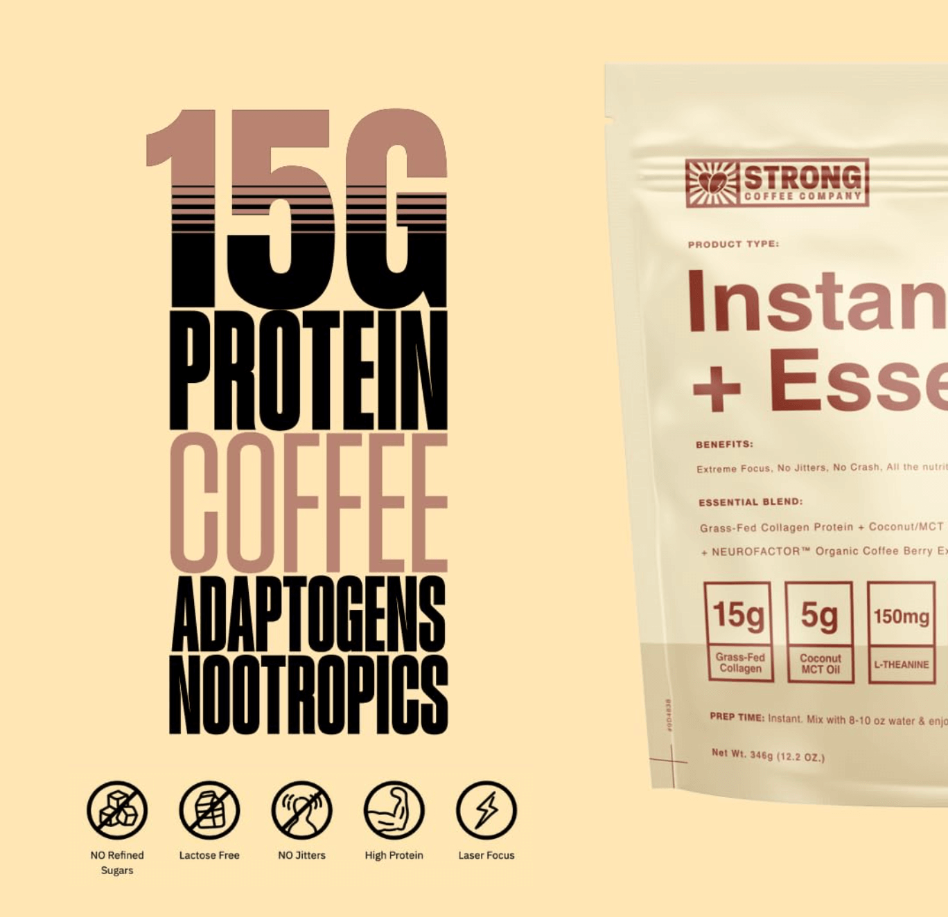 Strong Coffee Instant Latte + Essentials