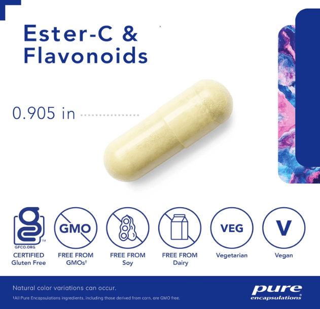 Pure Encapsulations Ester-C & Flavonoids Capsules