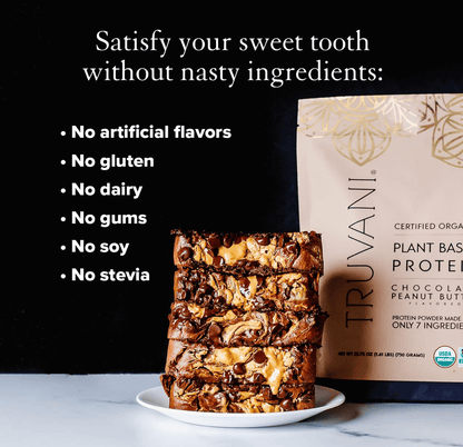 Truvani Plant Based Protein Powder - Chocolate Peanut Butter