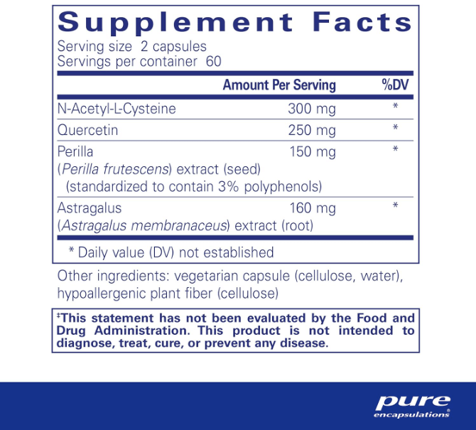 Pure Encapsulations Th2 Modulator Capsules