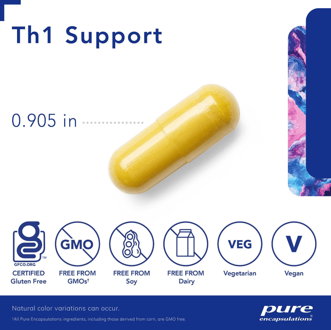 Pure Encapsulations Th1 Support Capsules