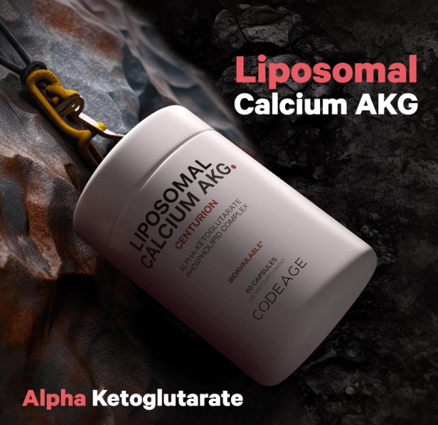 Codeage Liposomal Calcium AKG Capsules