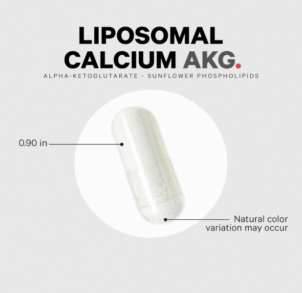 Codeage Liposomal Calcium AKG Capsules