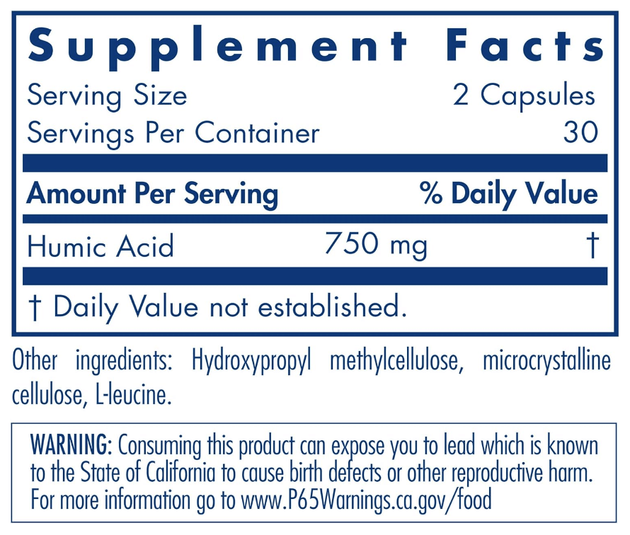 Allergy Research Group Humic Acid Capsules