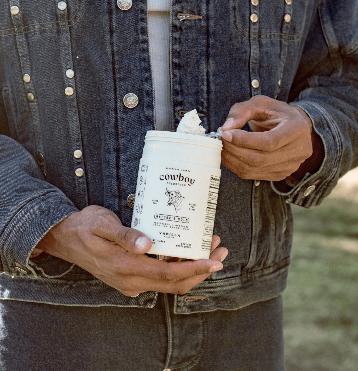 Cowboy Colostrum Nature's Gold: Vanilla Colostrum