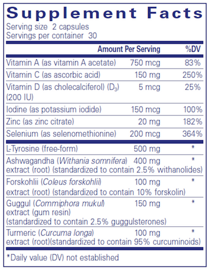 Pure Encapsulations Thyroid Support Complex - 60 capsules