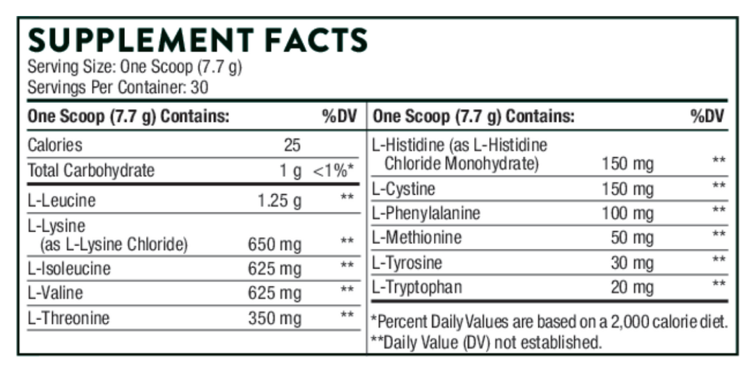 Thorne Amino Complex Powder - Lemon
