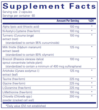 Pure Encapsulations Liver-G.I. Detox - 120 capsules