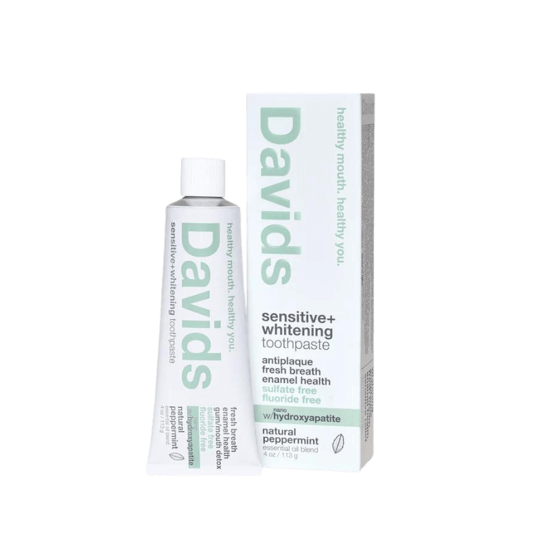 Davids Sensitive+Whitening Nano-Hydroxyapatite Peppermint Toothpaste 