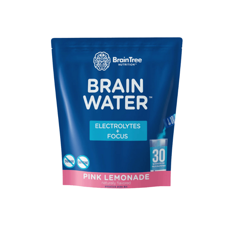 BrainTree Nutrition Pink Lemonade Brain Water Sticks