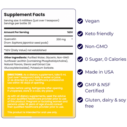 Rho Nutrition Liposomal Quercetin Liquid