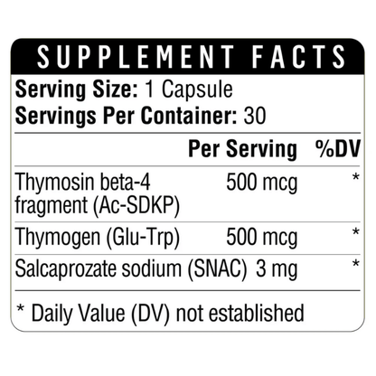 Healthgevity Thymosin Beta-4-Frag 500+ Capsules