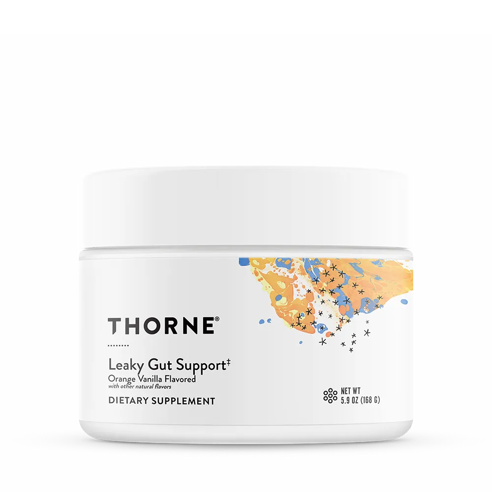 Thorne Leaky Gut Support - orange vanilla flavor
