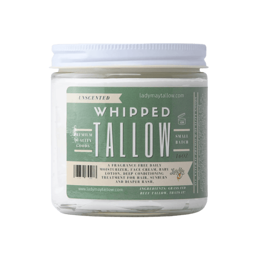 LadyMay Unscented Whipped Tallow