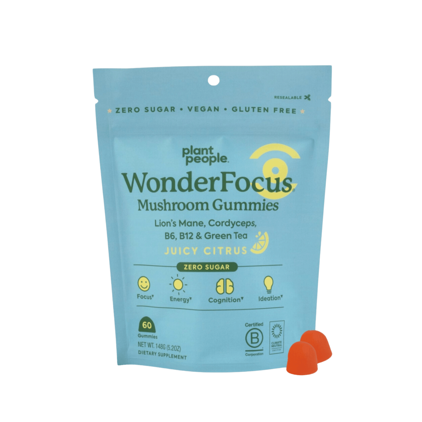 Plant People WonderFocus Mushroom Gummies