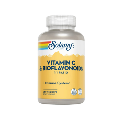 Solaray Vitamin C & Bioflavonoids 1:1 Capsules