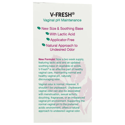 Vitanica V-Fresh Vaginal pH Suppositories