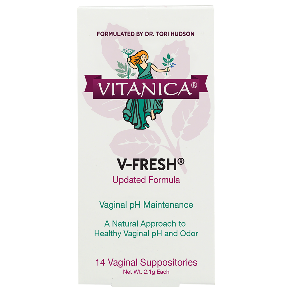 Vitanica V-Fresh Vaginal pH Suppositories