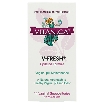 Vitanica V-Fresh Vaginal pH Suppositories