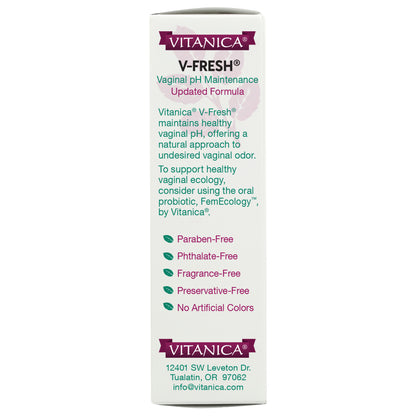 Vitanica V-Fresh Vaginal pH Suppositories