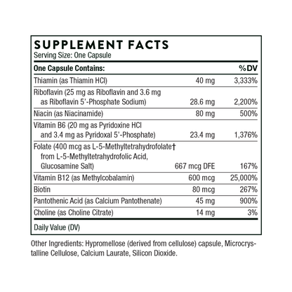 Thorne B-Complex #12 Capsules