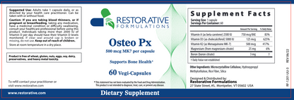 Restorative Formulations Osteo Px Capsules