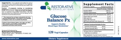Restorative Formulations  Glucose Balance PX Capsules