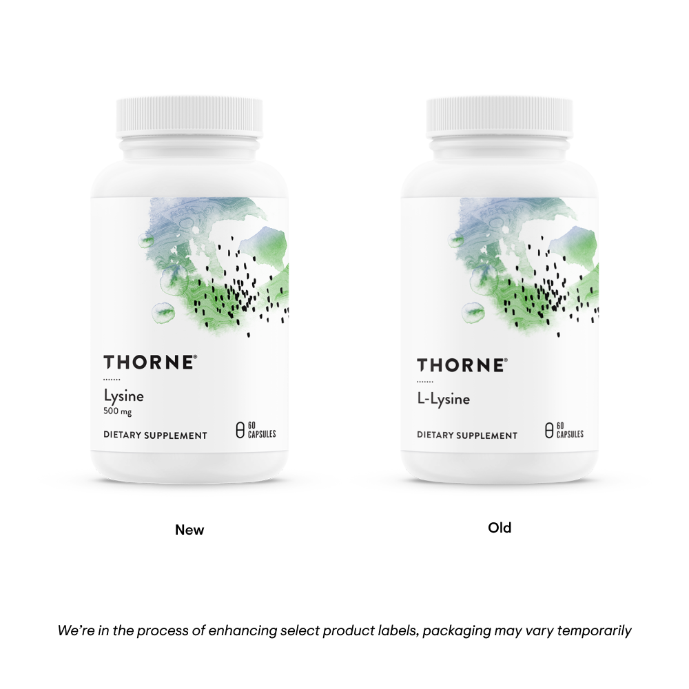 Thorne Lysine 500 mg Capsules