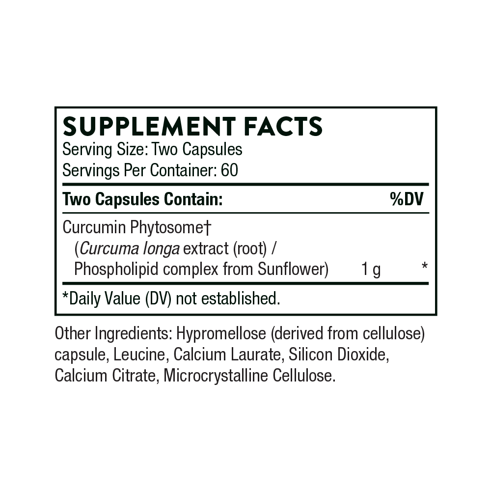 Thorne Curcumin Phytosome Capsules