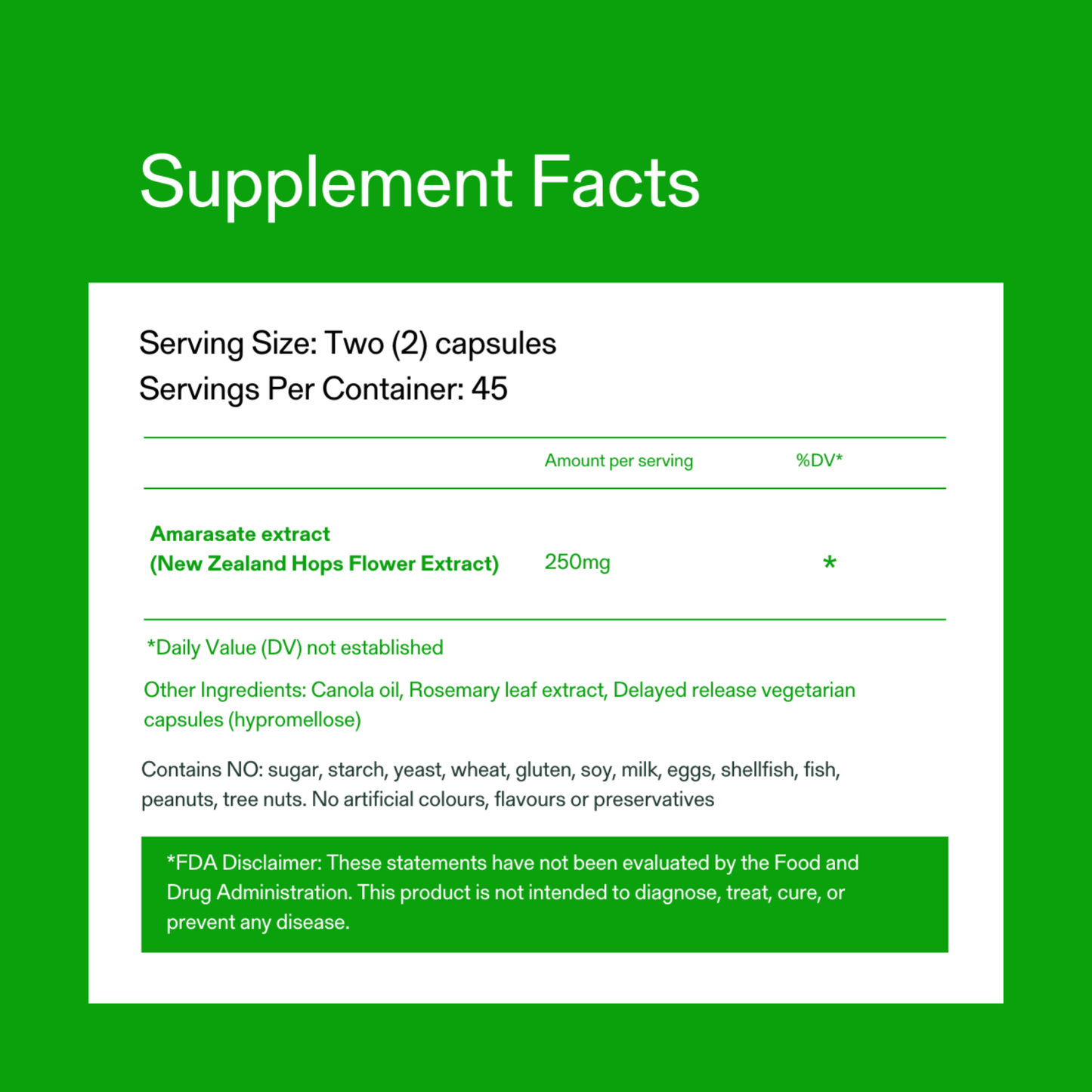 Calocurb Amarasate Appetite Control - 90 capsules