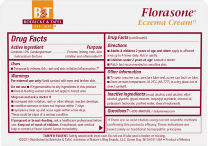 Boerickle & Tafel Florasone Eczema Cream