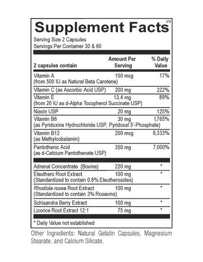OrthoMolecular Adren-All Capsules 2