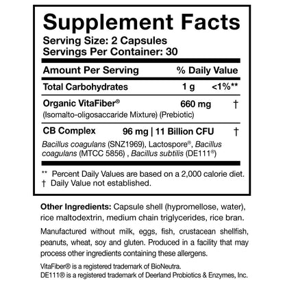 Researched Nutritionals CoreBiotic Capsules