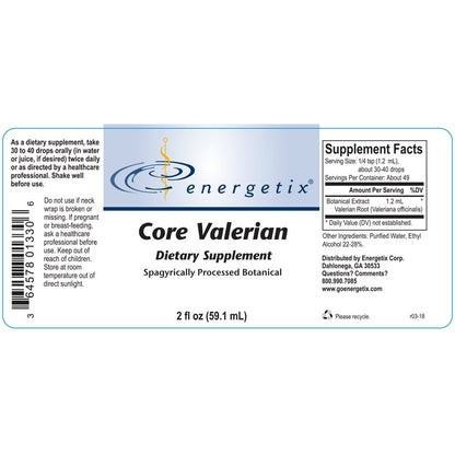 Energetix Core Valerian Liquid