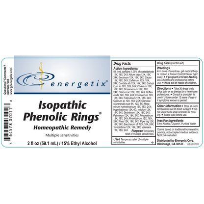 Energetix Isopathic Phenolic Rings Liquid