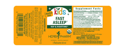 Herb Pharm Kids Fast Asleep Liquid