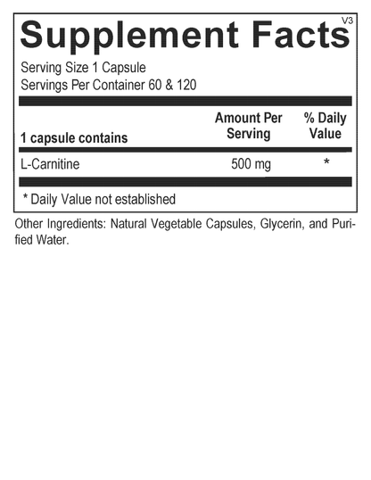 OrthoMolecular L-Carnitine Capsules 2
