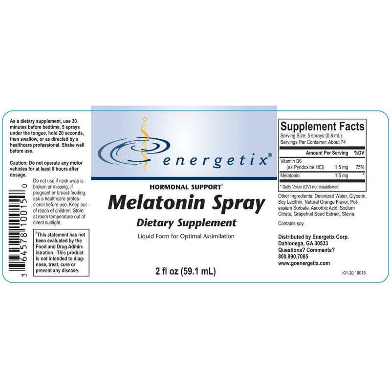 Energetix Melatonin Spray