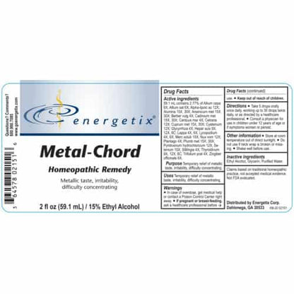 Energetix Metal-Chord Liquid